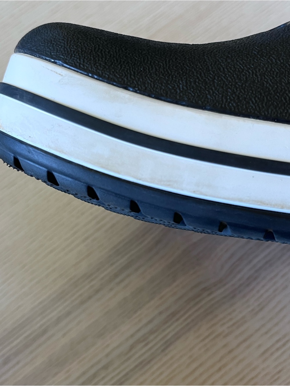 CROCS Black Clog with White Midsole - Picture 8 of 8